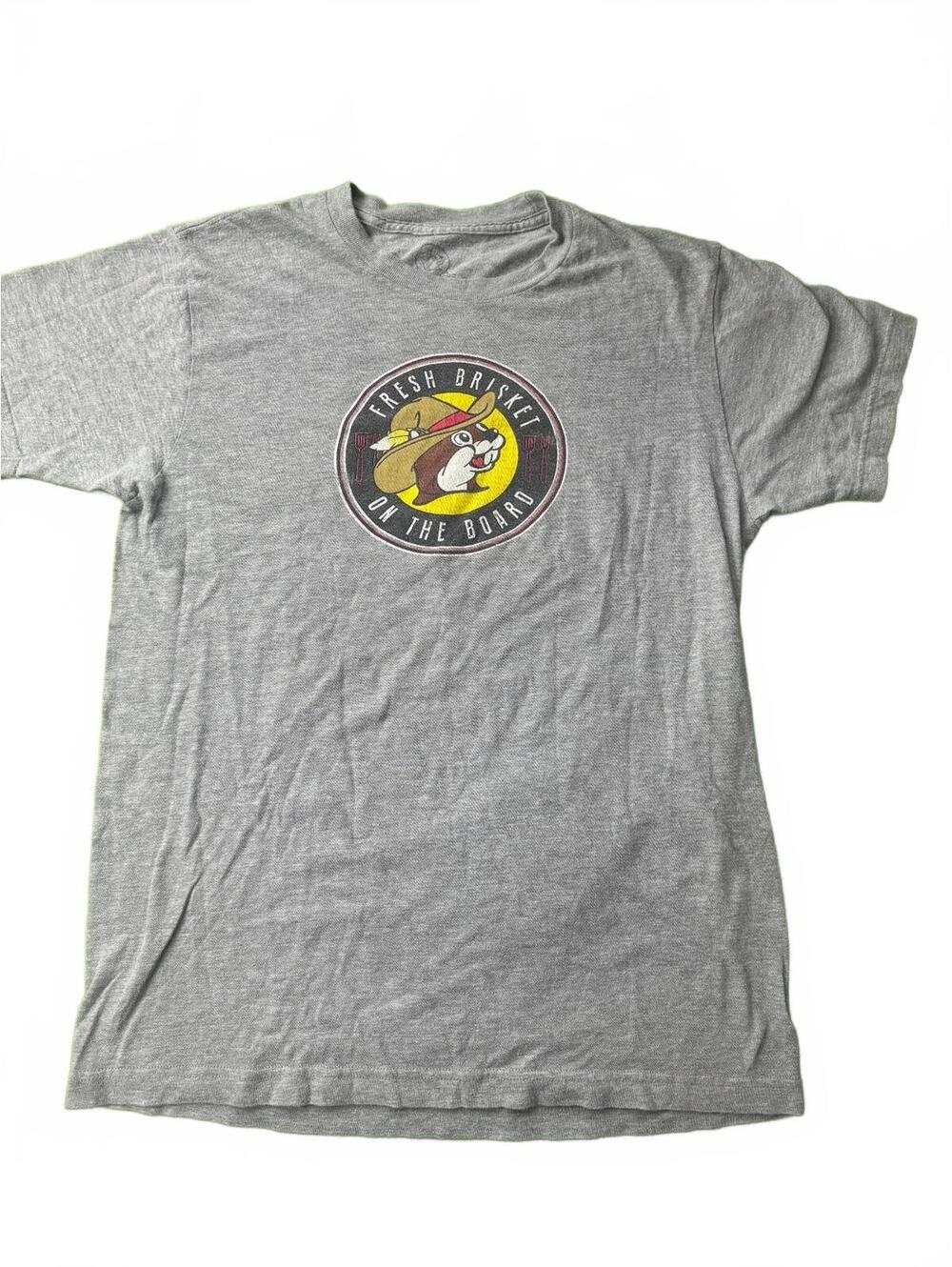 Buc-ee's Fresh Brisket On The Board Graphic T-Shirt Medium